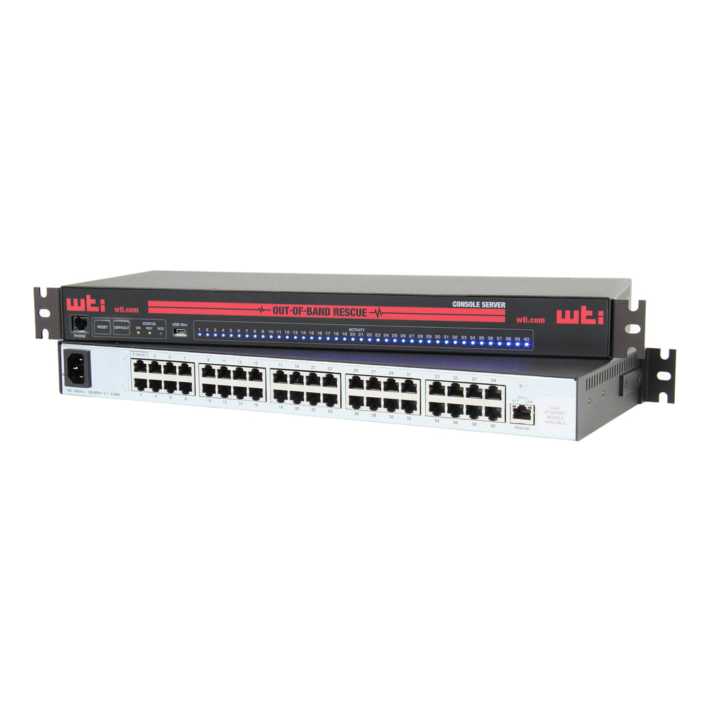 DSM-40 GigE Console Server (40) Port RJ45 Modem WTI Western  Telematic, Inc.