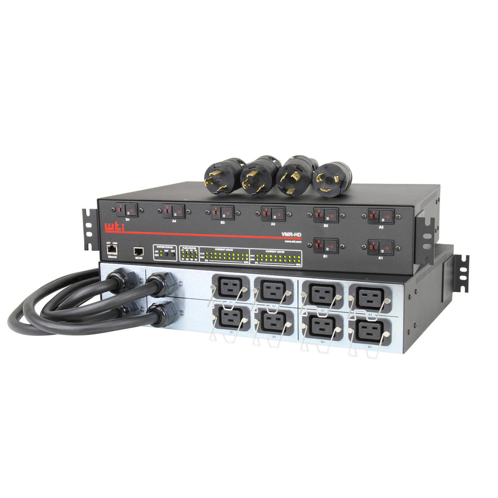 WTI | VMR-HD4D30 C19 Outlet Metered PDU Dual 30 Amp 200 - 240V